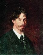 Ilya Yefimovich Repin Self-portrait. France oil painting artist